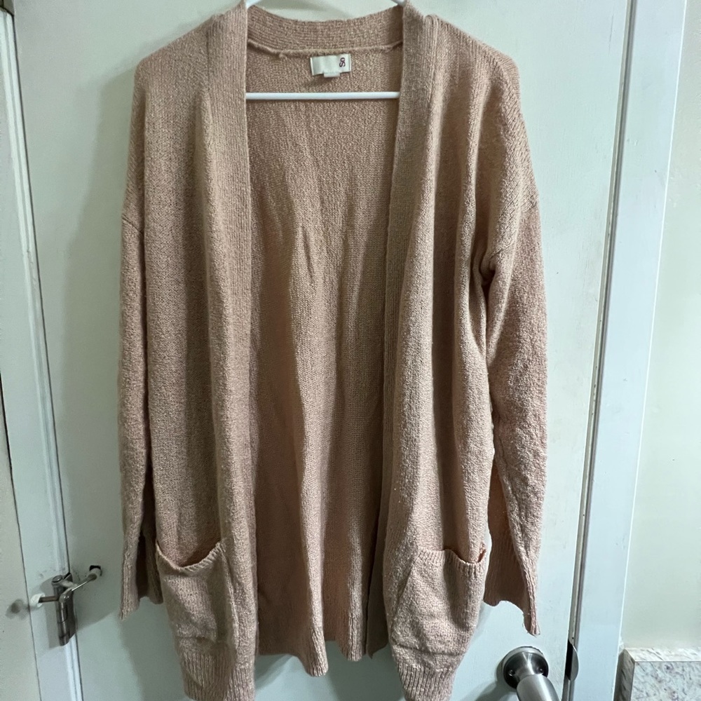 Brand new light pink cardigan